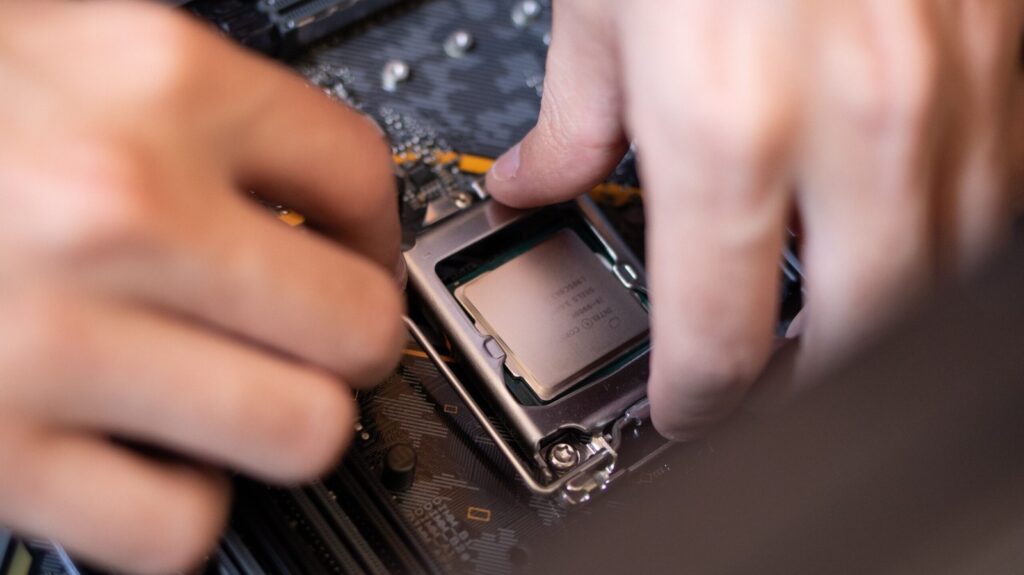 Installing a CPU into a motherboard socket