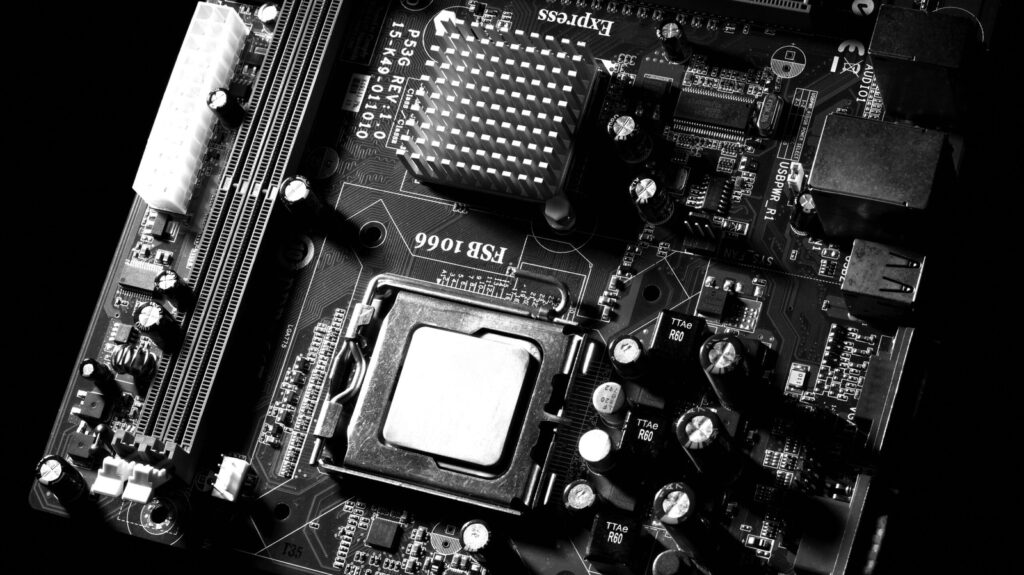 Motherboard close-up Pexels