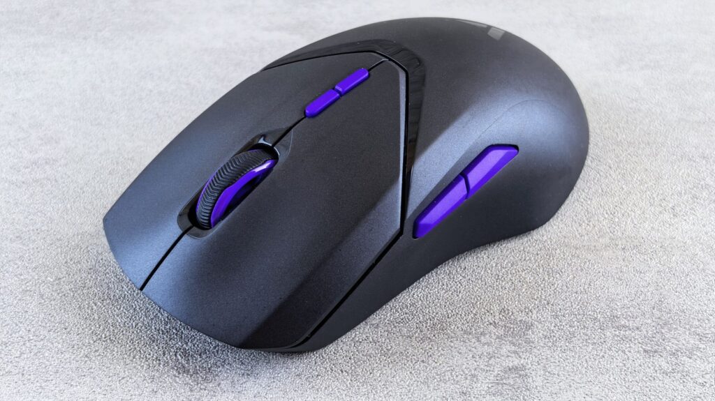 Gaming mouse on a desk