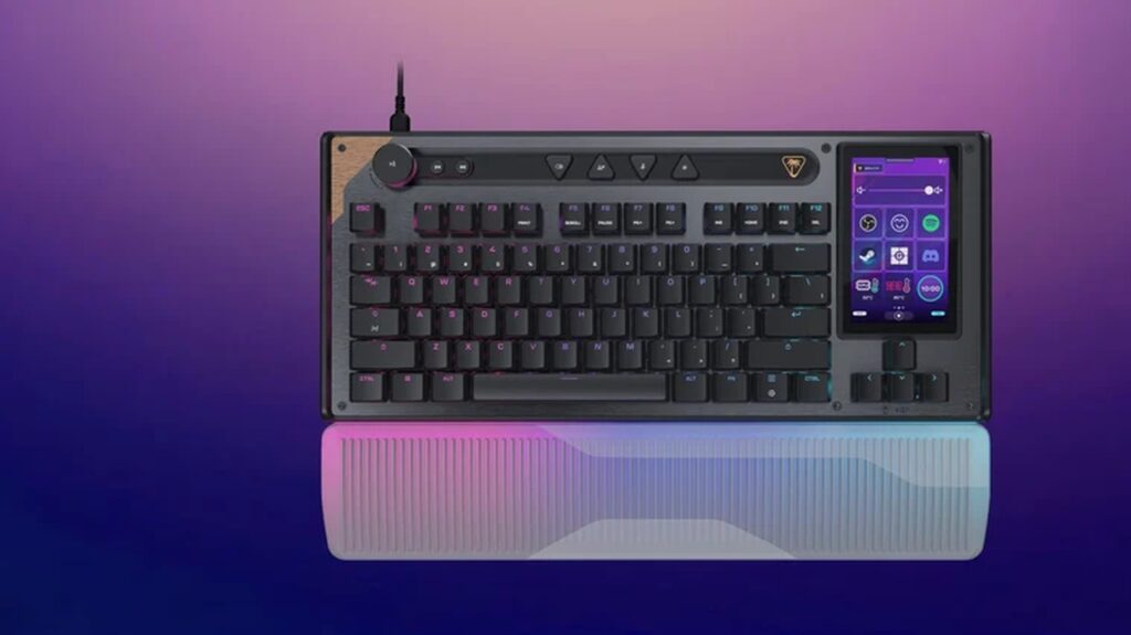 Turtle Beach Command Series keyboard with touch display